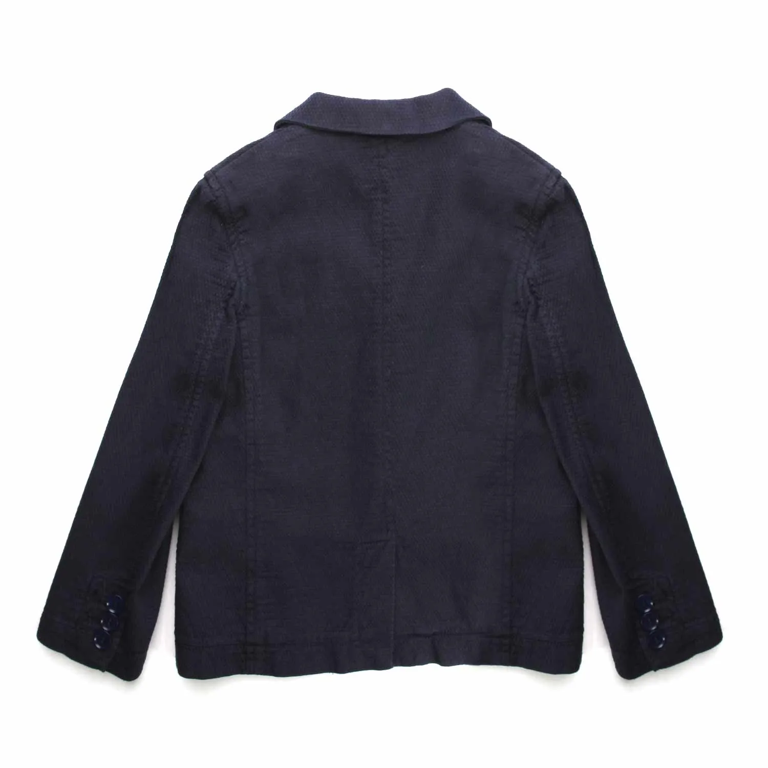 Officina51 Blue Single-Breasted Jacket For Baby And Child