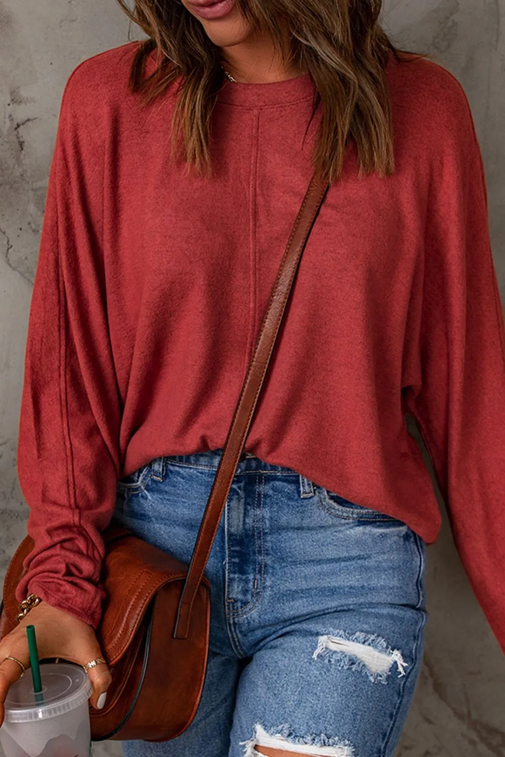 On The Go Long Sleeve Top