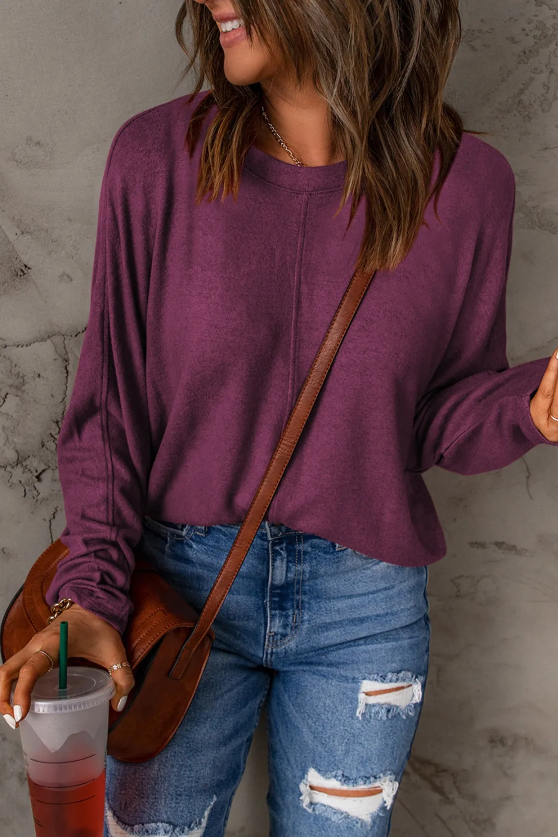 On The Go Long Sleeve Top