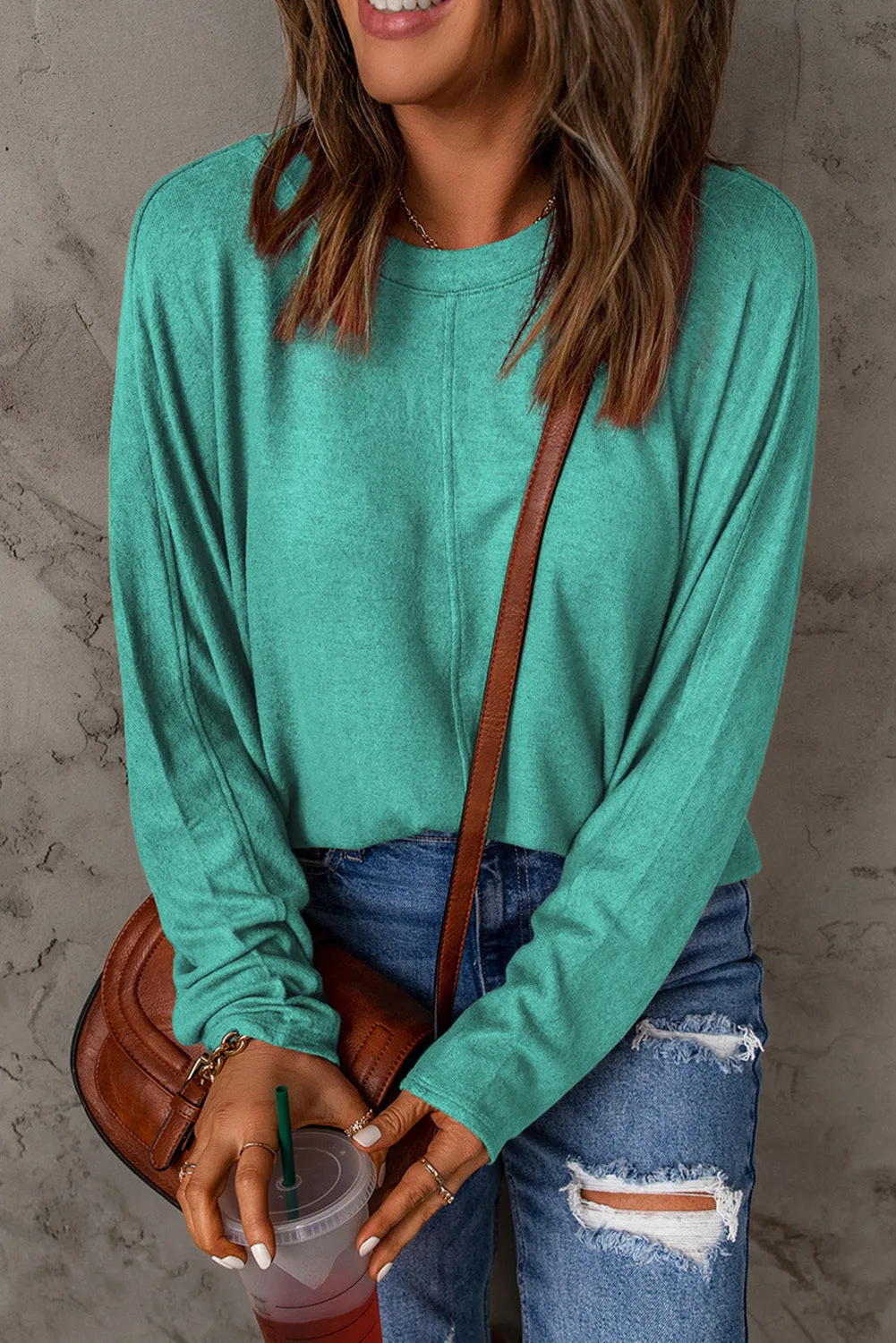 On The Go Long Sleeve Top