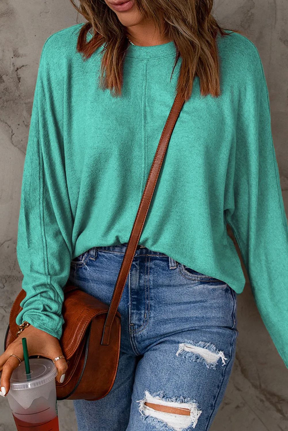 On The Go Long Sleeve Top