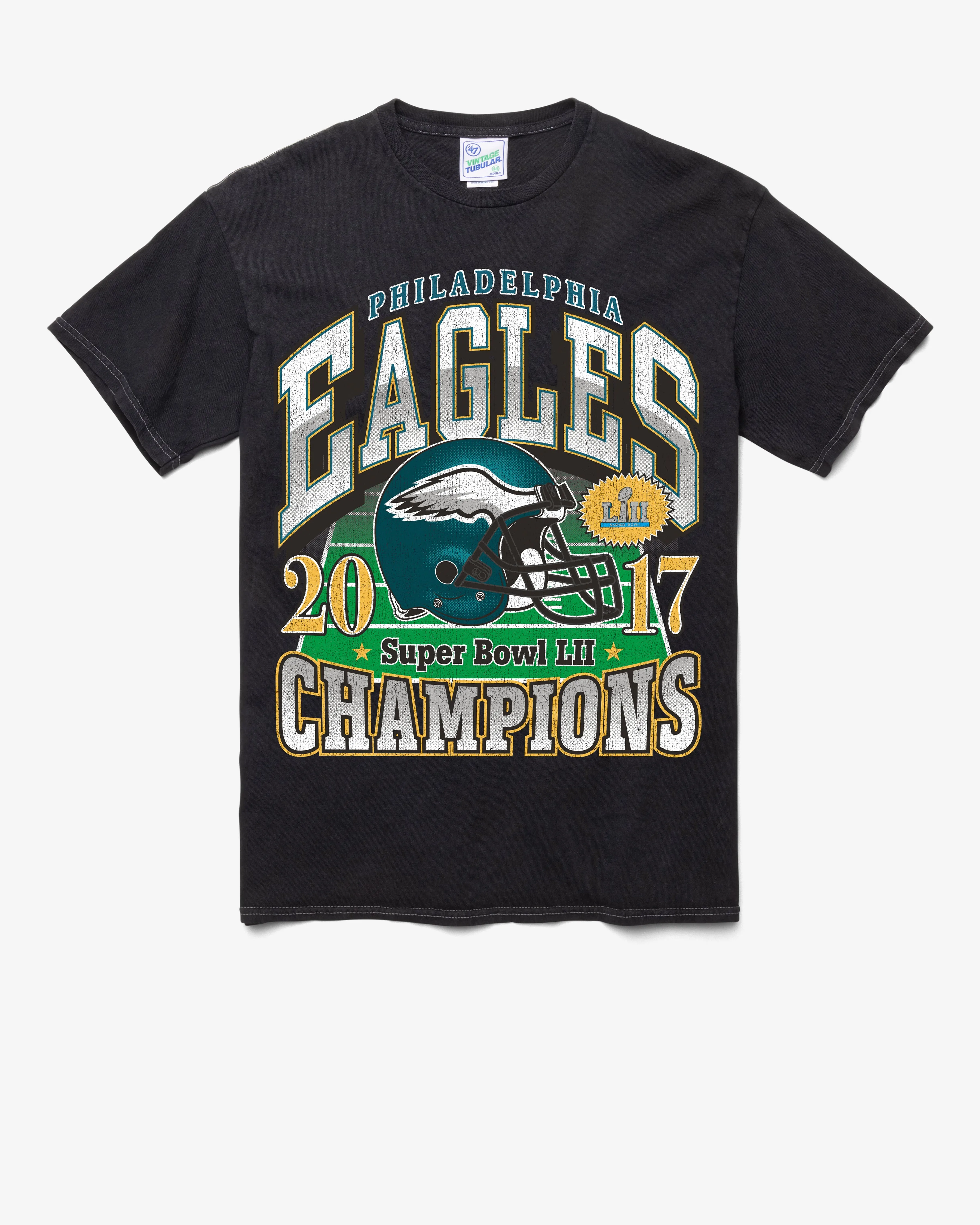 PHILADELPHIA EAGLES SB GRIDIRO LOCKER '47 VINTAGE TUBULAR TEE