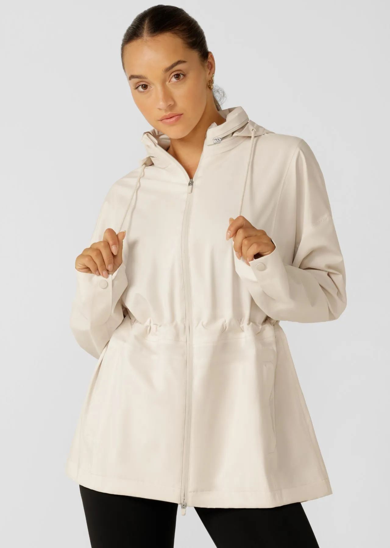 Rain Repeller Pocketed Waterproof Jacket | Long Sleeve | Lorna Jane Australia