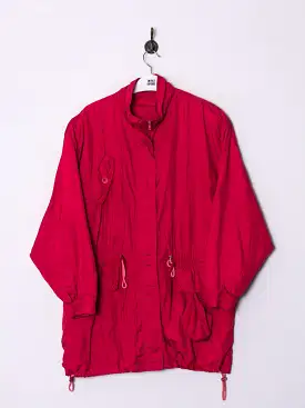 Red I Long Shell Jacket