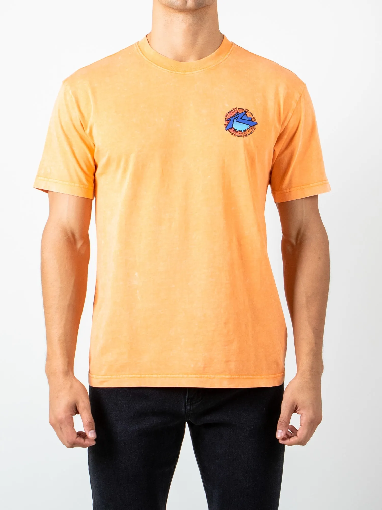 Rusty US TRAILS SHORT SLEEVE TEE - MUSKMELON