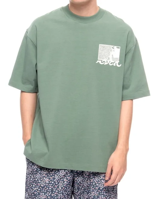 RVCA  |Plain Short Sleeves Logo T-Shirts