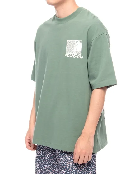 RVCA  |Plain Short Sleeves Logo T-Shirts