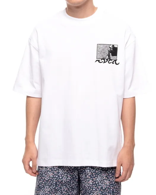 RVCA  |Plain Short Sleeves Logo T-Shirts