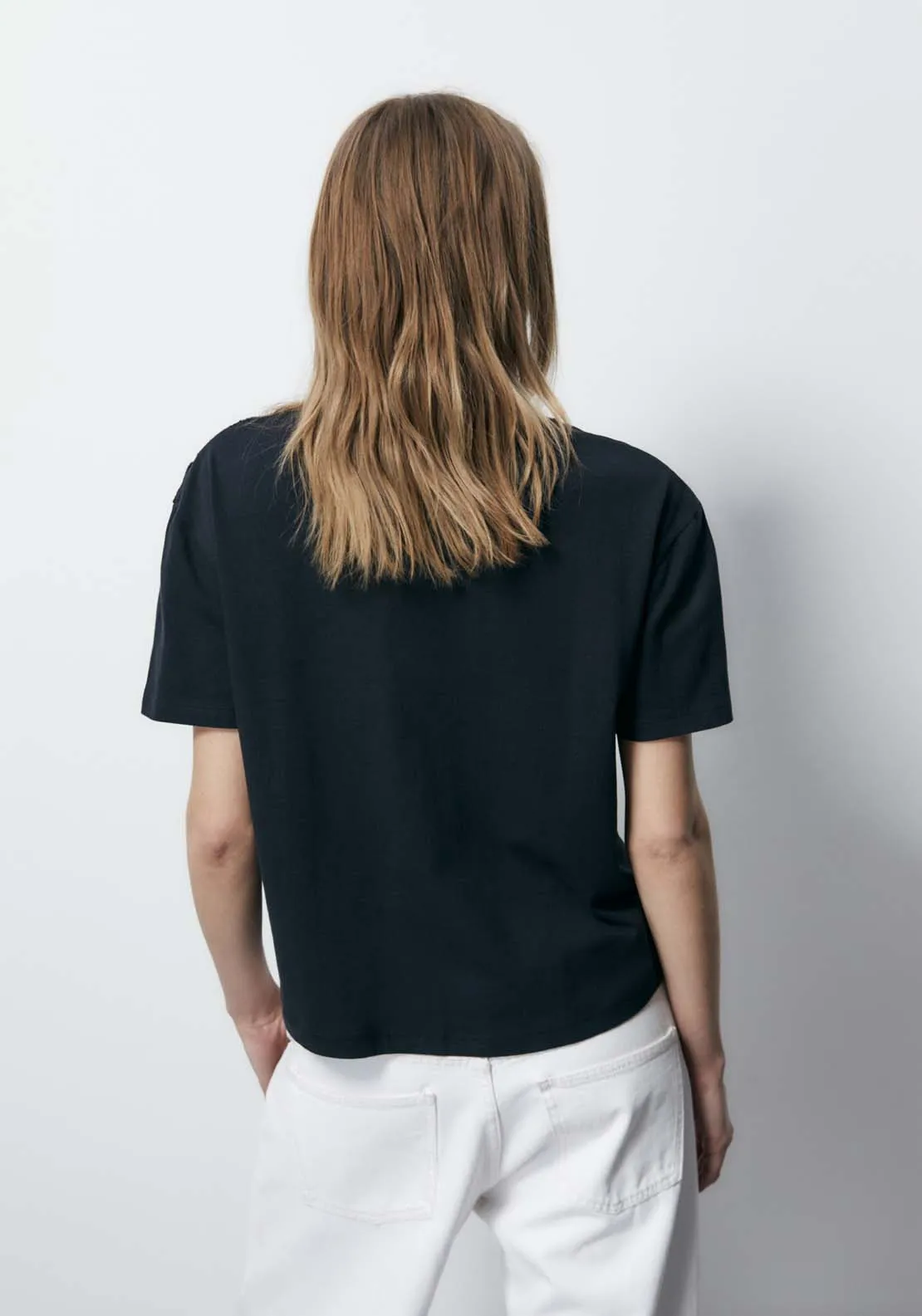 Short Sleeve Top - Black