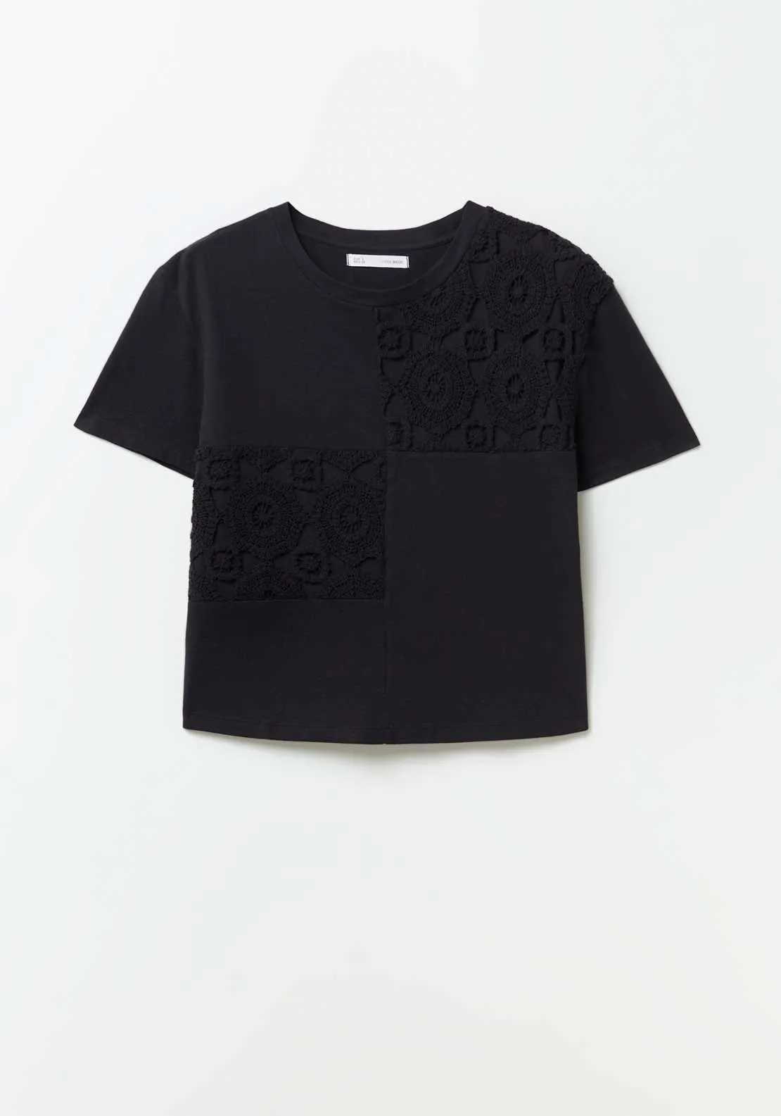 Short Sleeve Top - Black