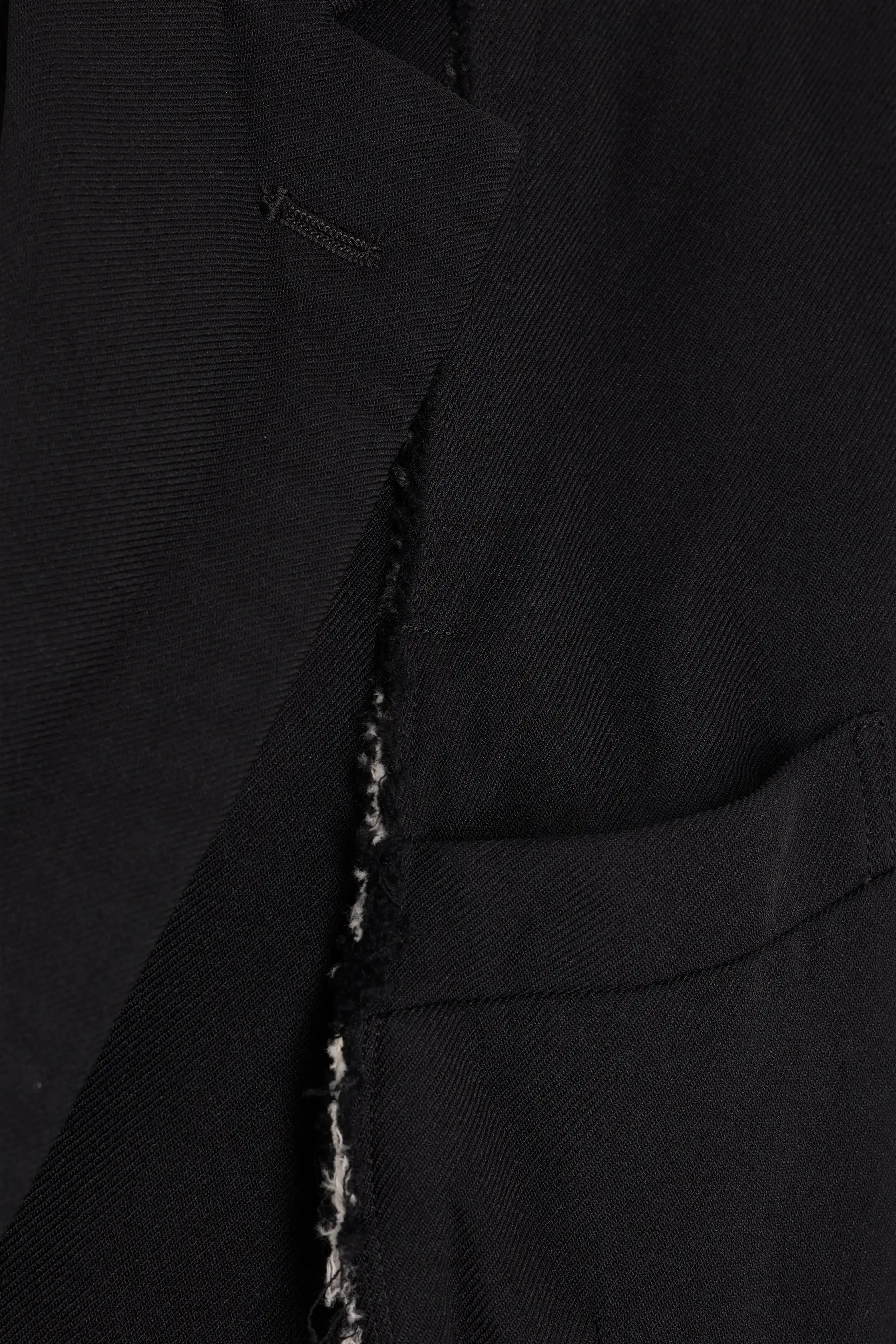 single-breasted technical twill jacket