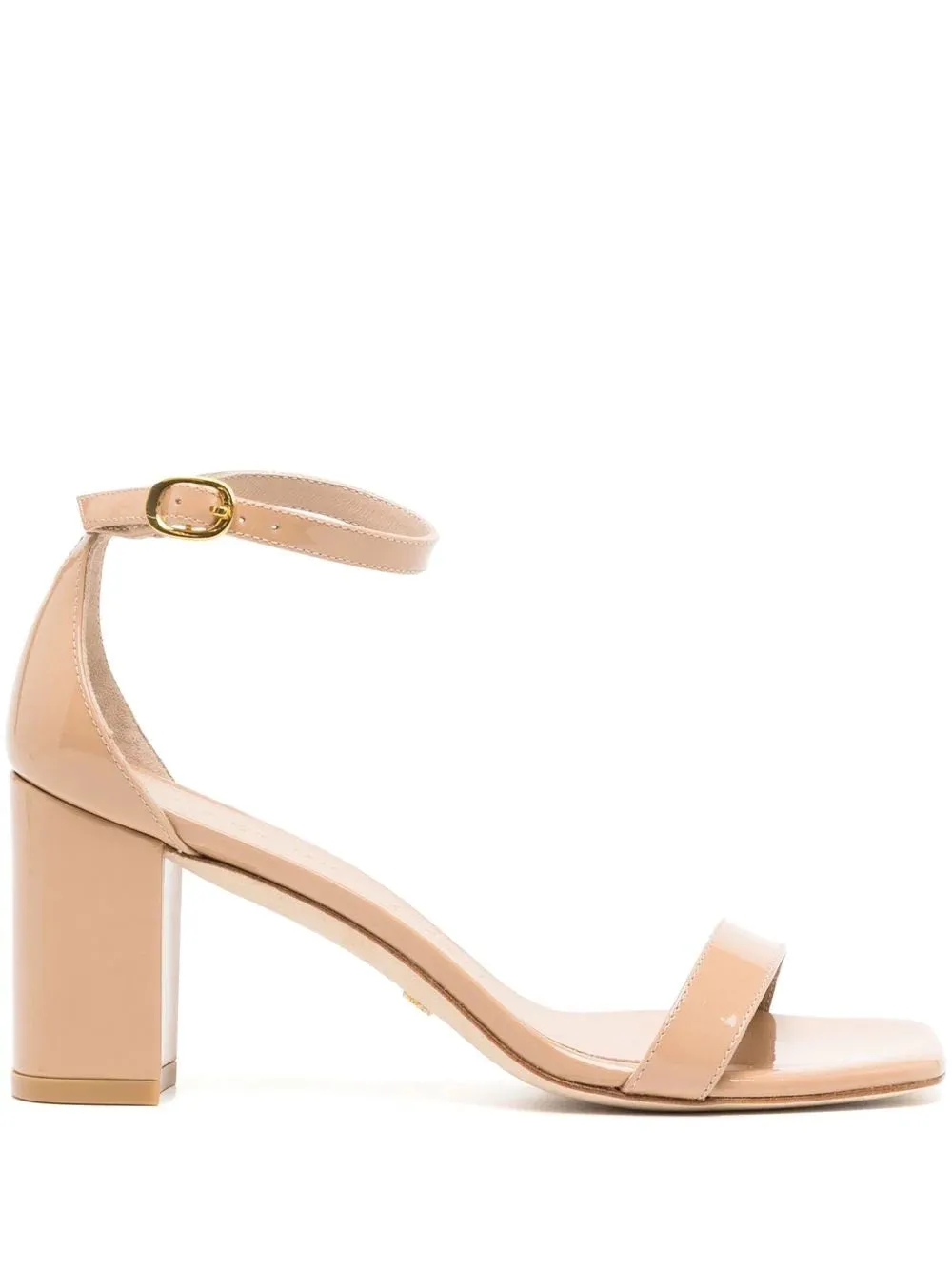 Stuart Weitzman Nudistcurve 75 Block Sandal Heel