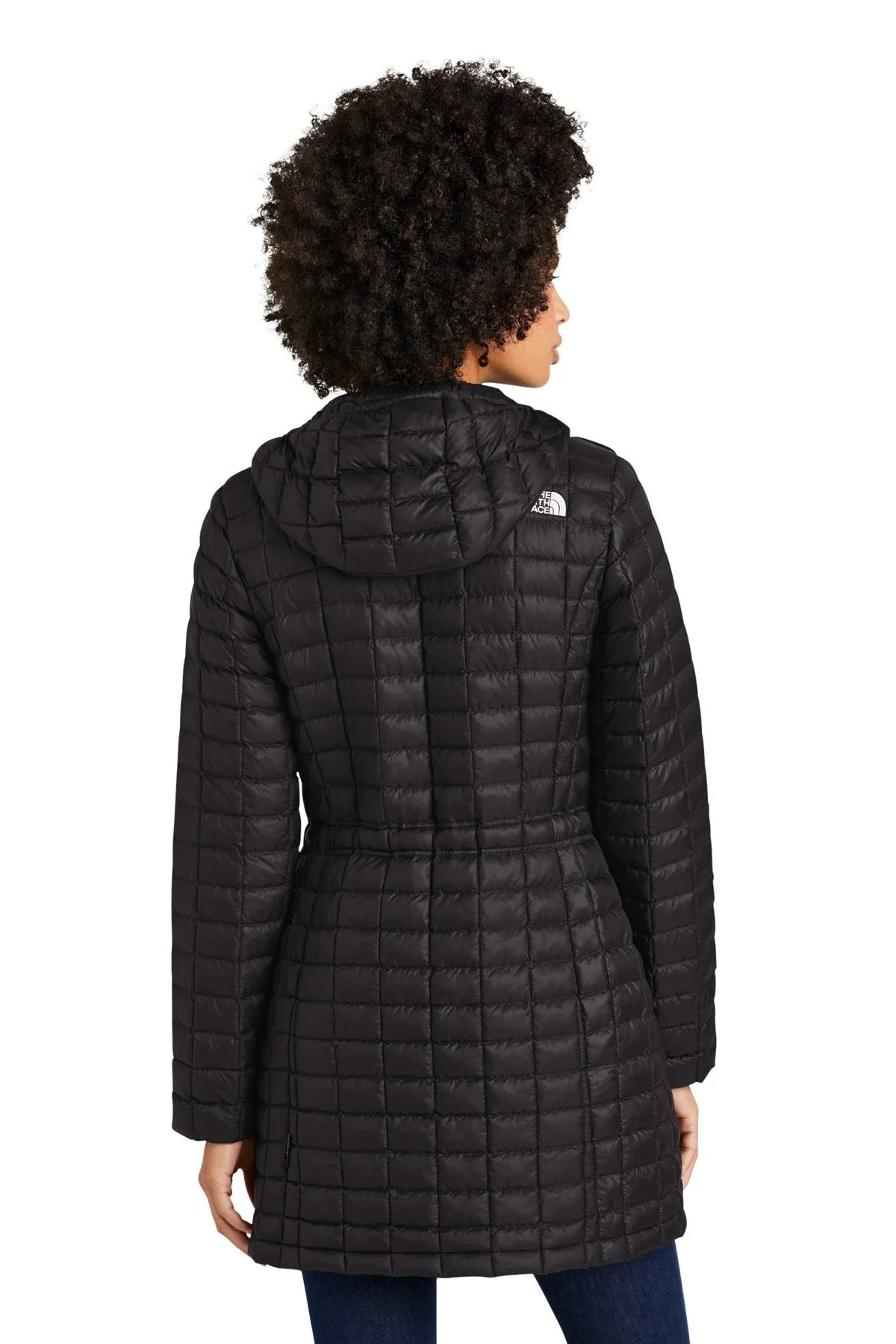 The North Face Ladies ThermoBall Eco Long Jacket NF0A5IRN TNF Matte Black