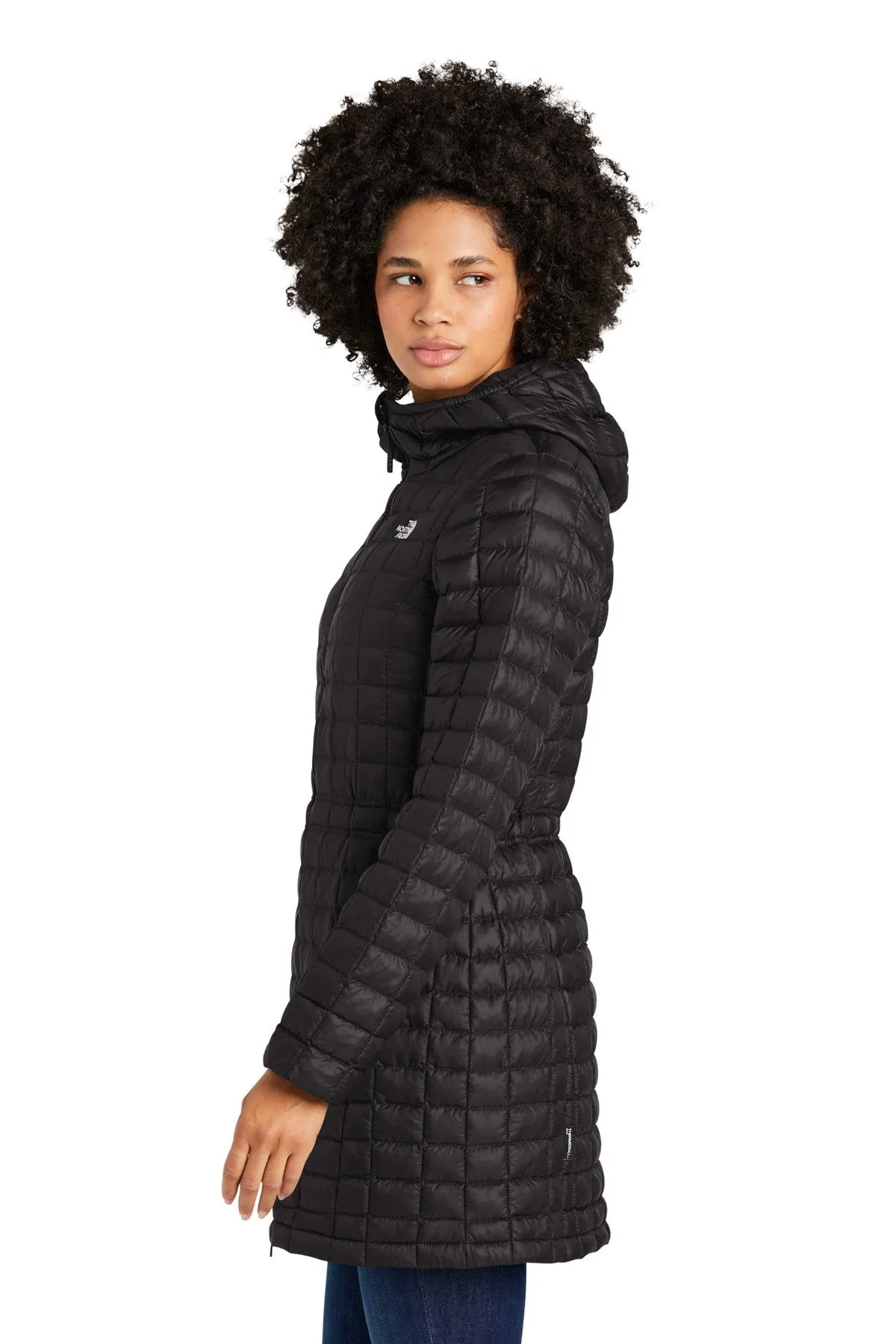 The North Face Ladies ThermoBall Eco Long Jacket NF0A5IRN TNF Matte Black