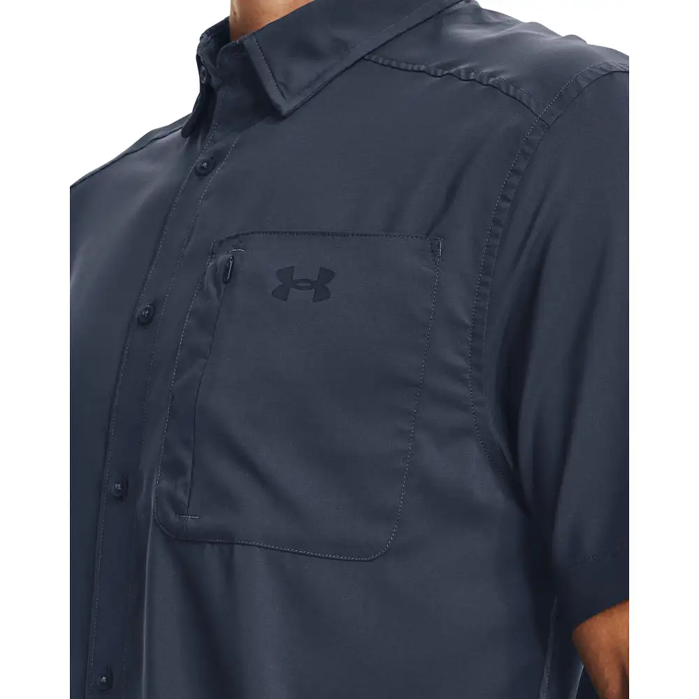 'Under Armour' Men's Drift Tide 2.0 Button Down - Downpour Grey