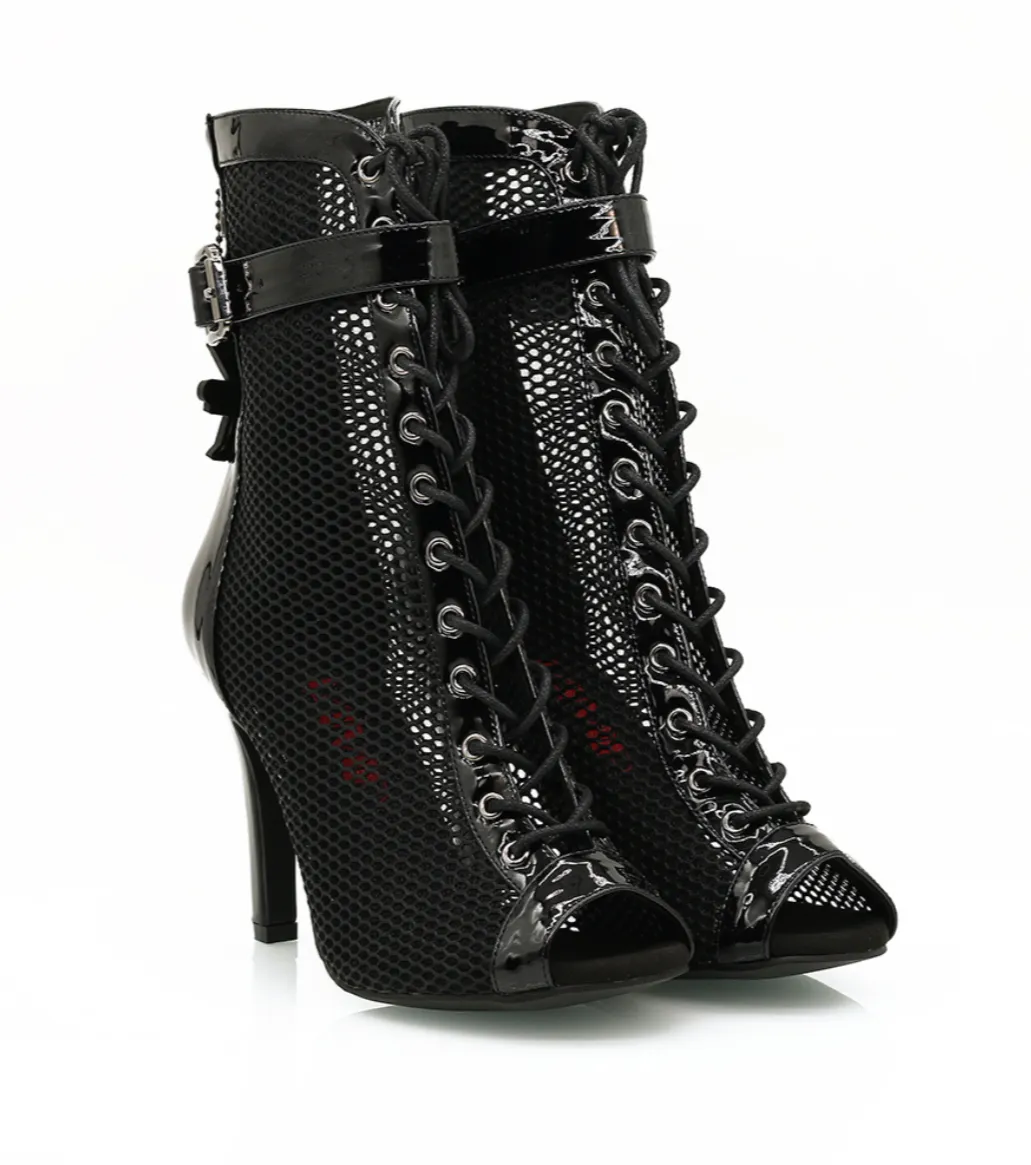 Vandal Black - 4 Dance Heels By VAMP