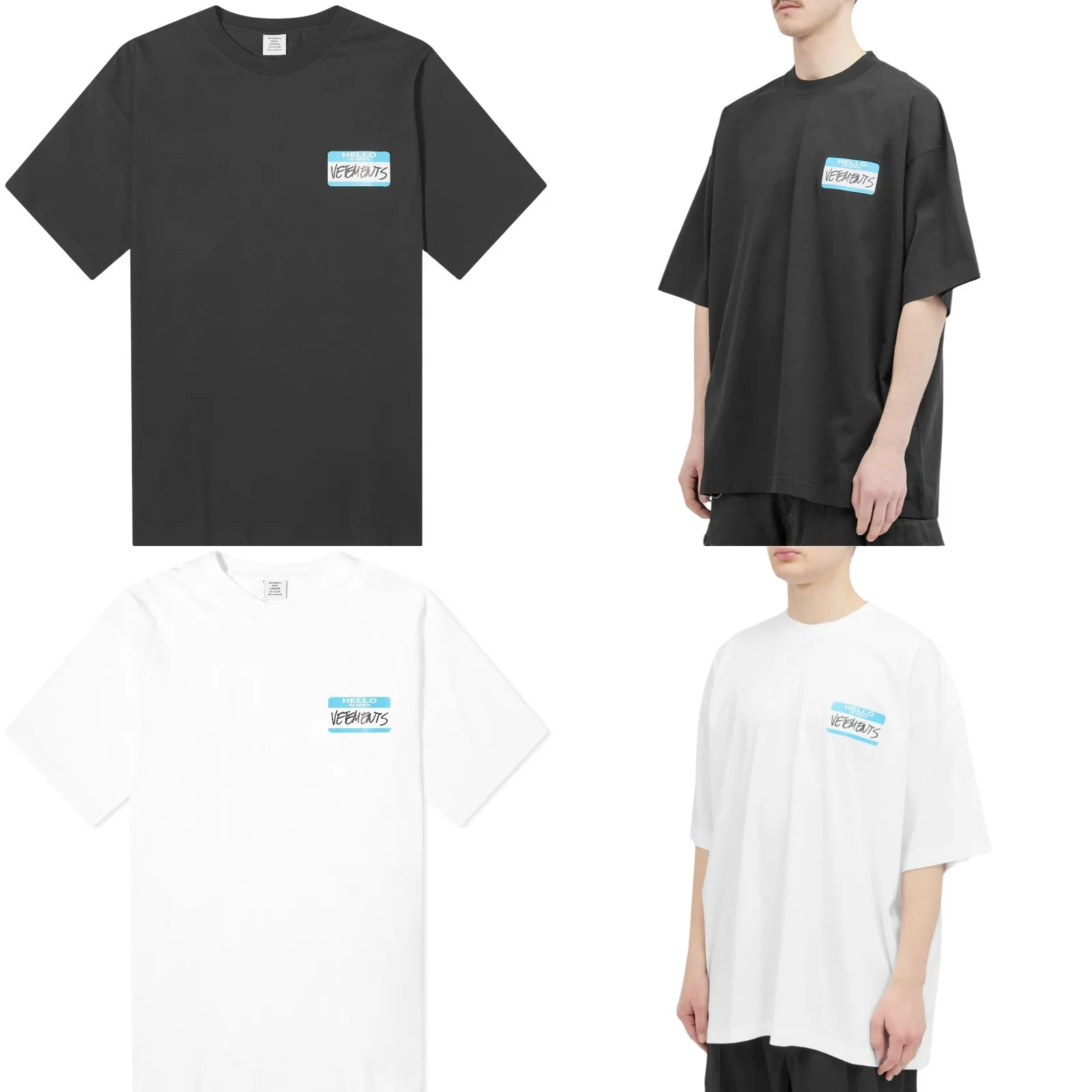 VETEMENTS  |Unisex Street Style Cotton Short Sleeves Logo T-Shirts