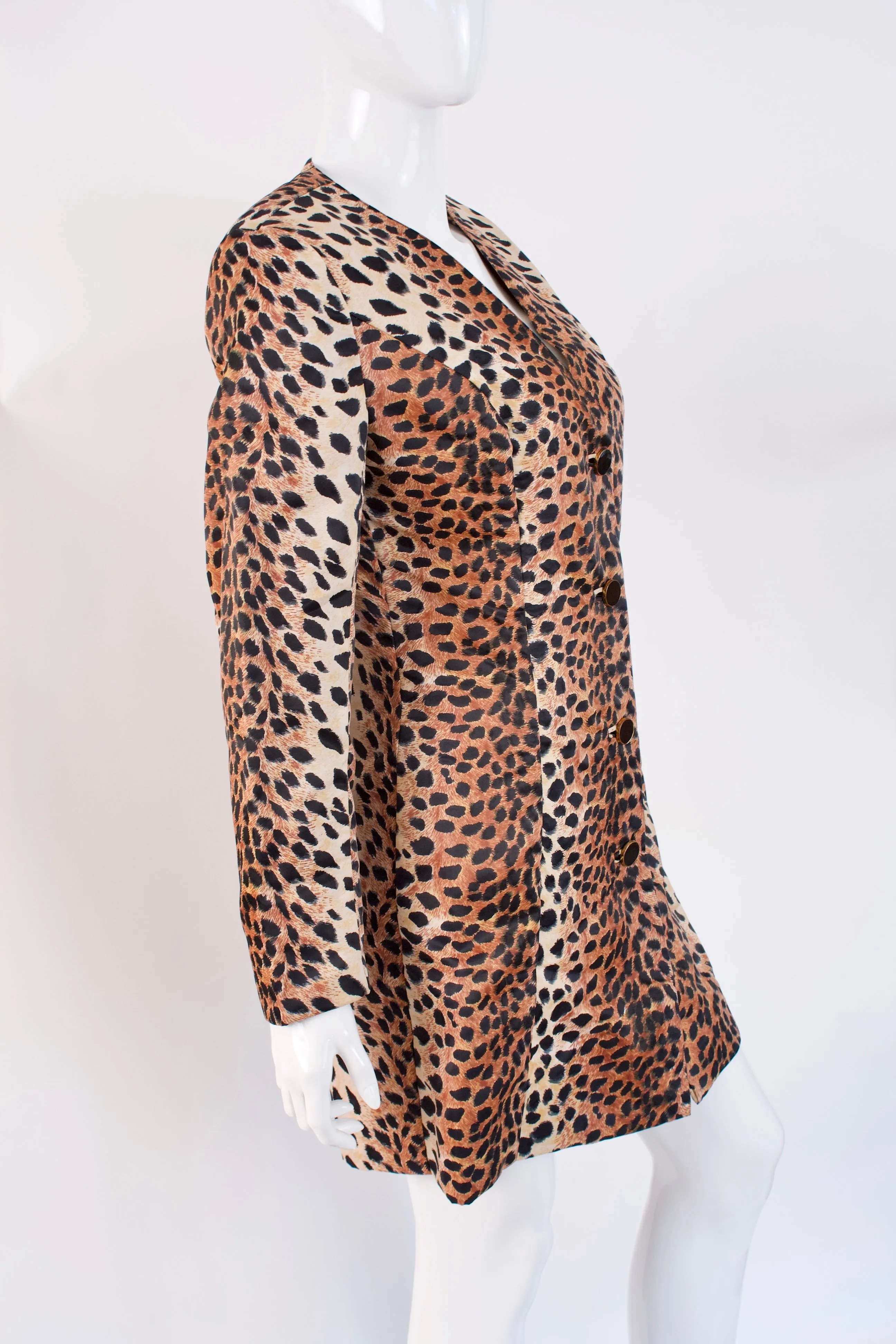 Vintage 60's LILLI ANN Leopard Dress or Coat