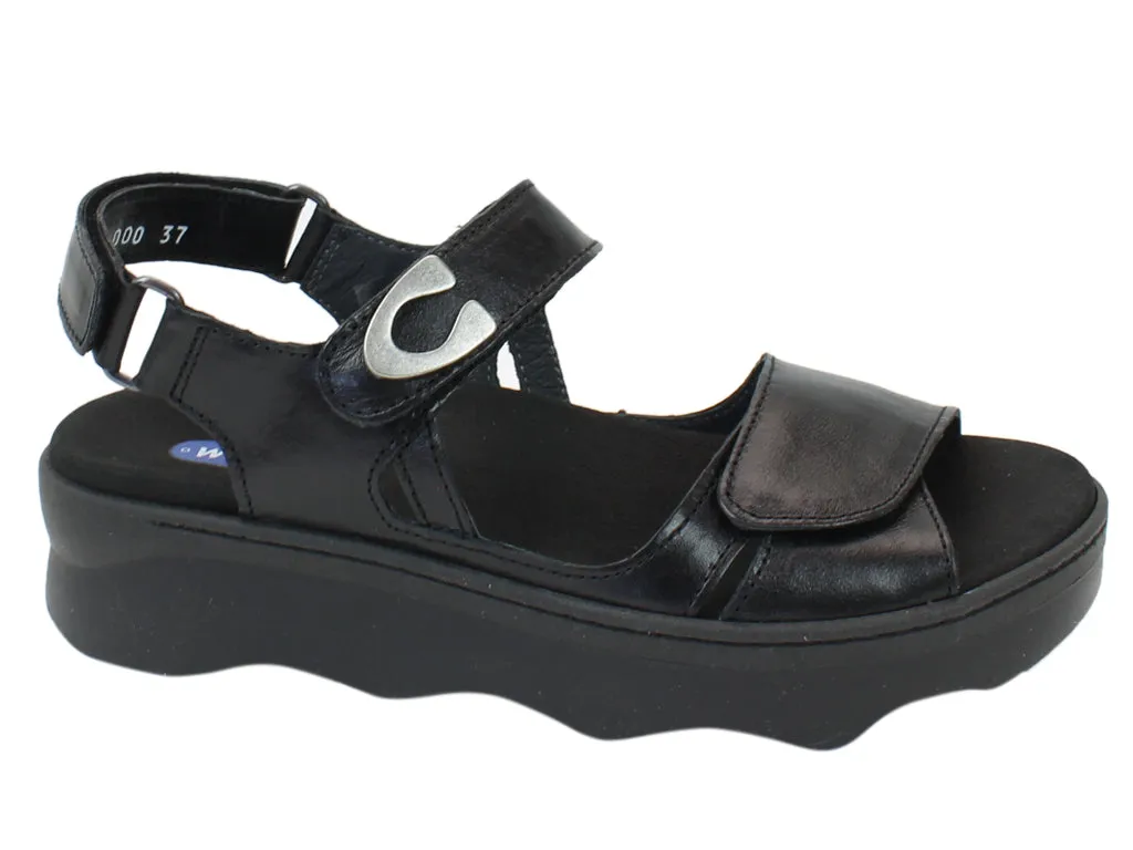 Wolky Sandals Medusa Black