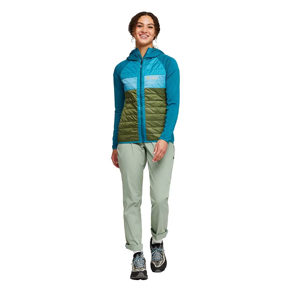 Women's Capa Insulated Hooded Jacket - Gulf/Pine