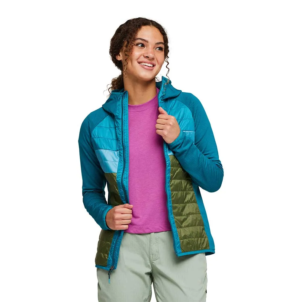 Women's Capa Insulated Hooded Jacket - Gulf/Pine