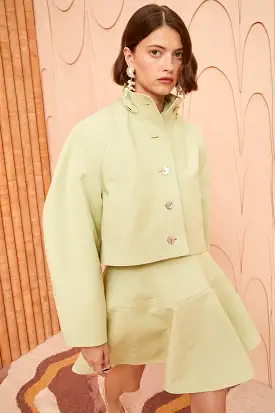 Yves Jacket - Pistachio Colorblock